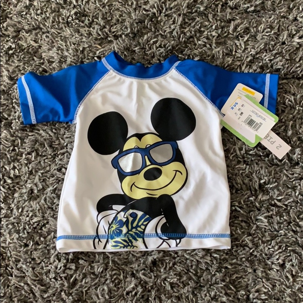 NWT Disney Baby swim/sun shirt. Size 6mo